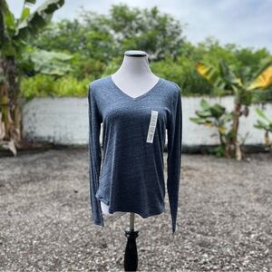 NWT Sonoma The Everyday Tee V-Neck Long Sleeve